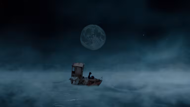 Trabzon film festivalinde yarışan Burcu Ejderoğlu'nun yönettiği Budu animasyon kısa filminden bir sahne