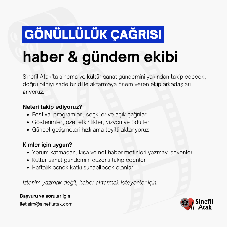 Haber ve Gündem ekibi tanıtım ilanı
