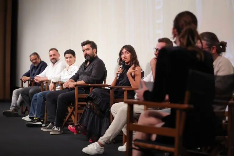Balinanın Bilgisi Altın Portakal Film Festivali ekip söyleşisinden bir görüntü