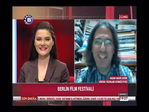 Hasan Nadir Derin Kanal B ekranlarında Berlin Film Festivali röportajı