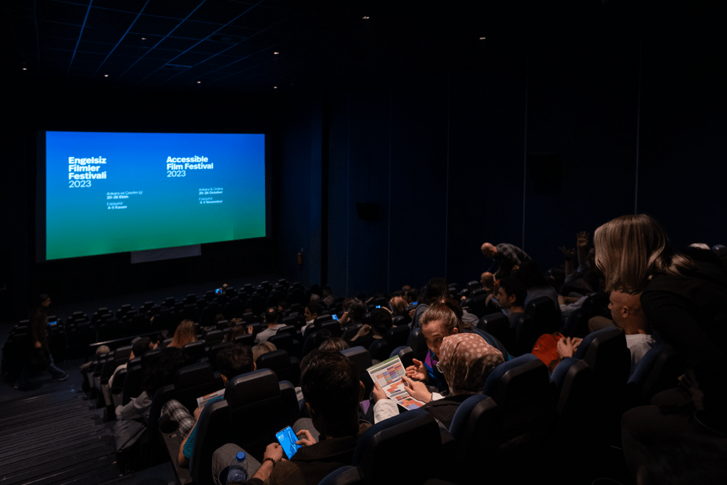 Engelsiz Filmler festivali salon gösterimi