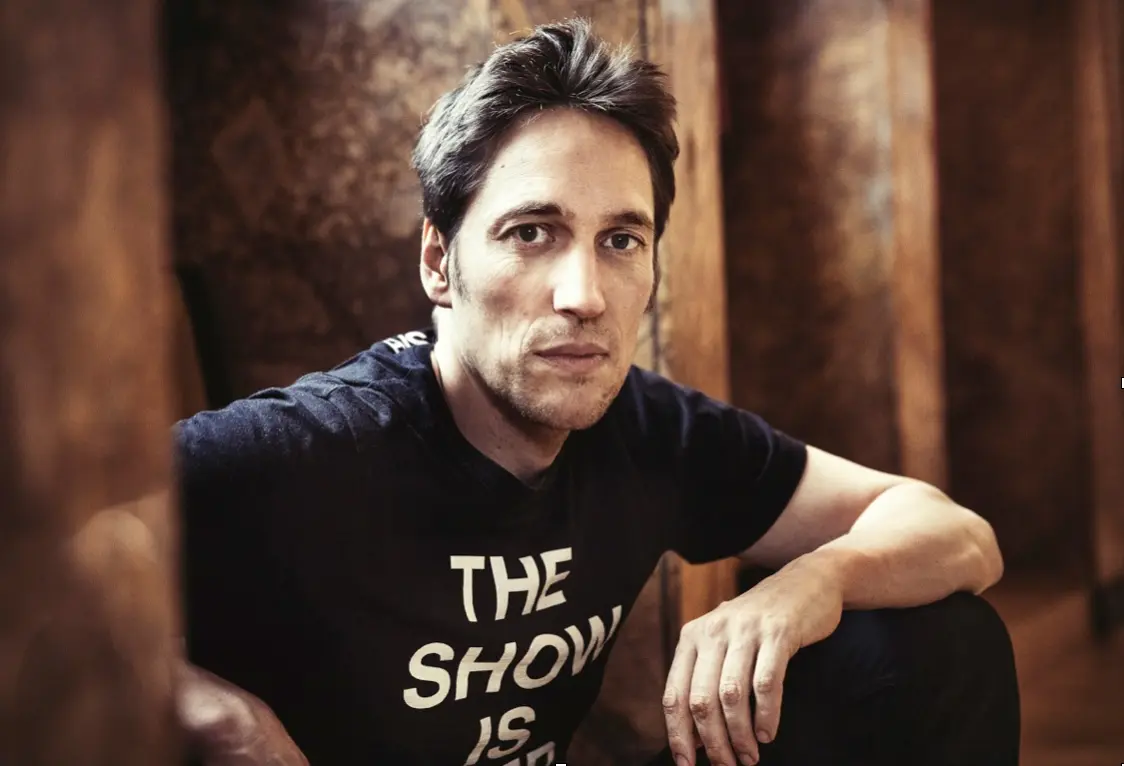 Portrait of playwright and director Christian Lollike for The Cake Dynasty (2022) interview.