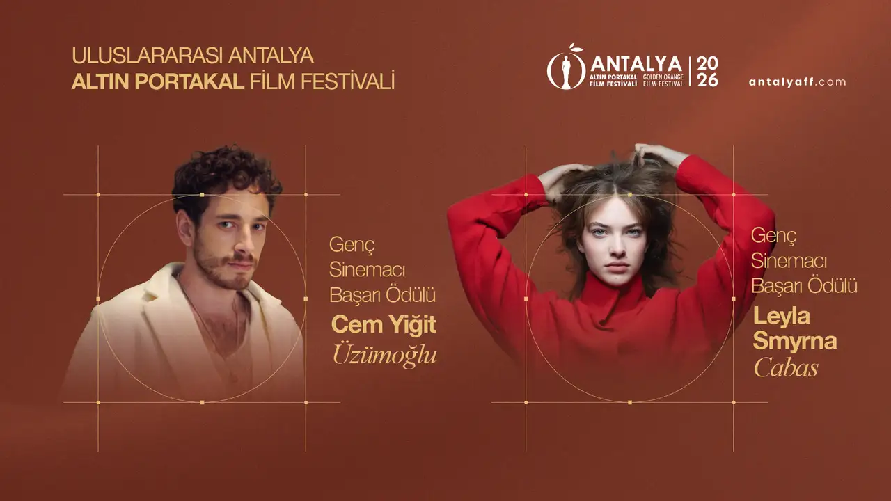 Altın Portakal’ın Genç Başarı Ödülleri Cem Yiğit Üzümoğlu ve Leyla Smyrna Cabas’a Verilecek haber görseli