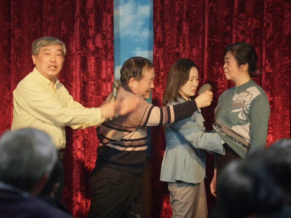 Conference scene from No One Knows I Disappeared (2025)