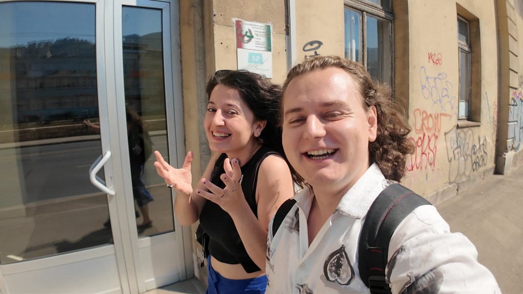 Yağmur Ruken Kahraman during her Sinefil Atak interview at Talents Sarajevo walking interview with Fatih Tuncay