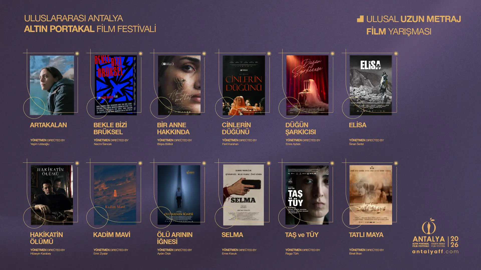 Altın Portakal 2026 Ulusal Yarışma Filmleri Açıklandı: 8 Dünya Prömiyeri