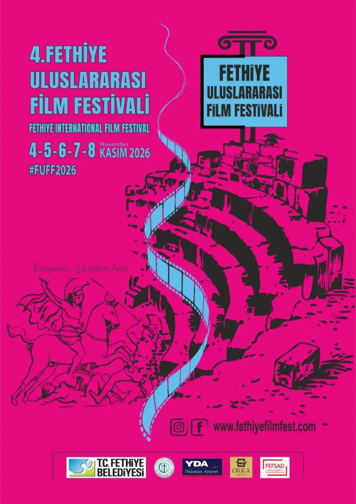 4. Fethiye Uluslararası Film Festivali tanıtım posteri.